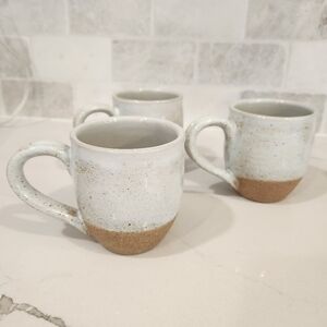 Pottery Barn Vintage Portland Stoneware Mugs Set of 3